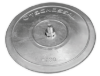 Rudder pair anodes Ø130mm with hardware