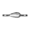 tear drop bolt-on anode 1kg with slotted holes H.C.200