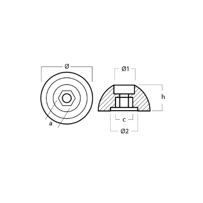 Quick propeller Nut