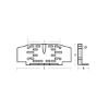 OMC Stringer Drive Housing Anode - Piastra per motori OMC Stringer
