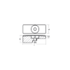 Johnson - Evinrude Gearcase anode - Piastrina per fuoribordo Johnson - Evinrude