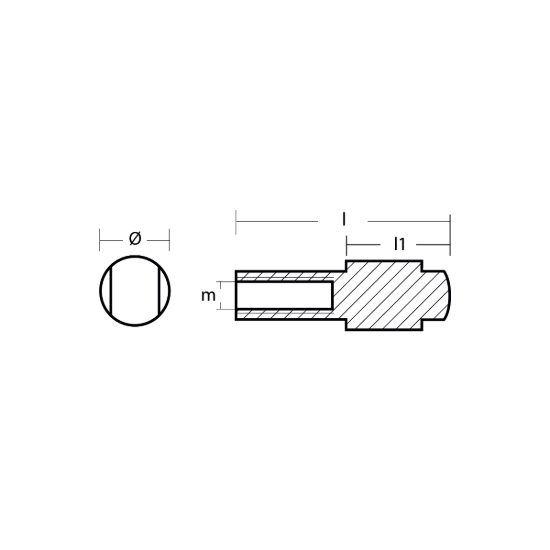 Parsun engine rod - Barrotto per motori Panier
