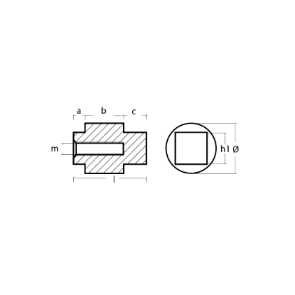 Selva Cylinder anode - Anodo cilindrico per Motori Selva