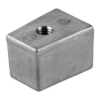 Selva cube anode with hole - Anodo a cubo con foro