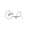 Suzuki trim tab anode - Pinna per Motori Suzuki