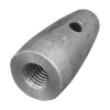 Volvo Penta type nut anode for fixed propeller shaft ø 30  3/4"unc