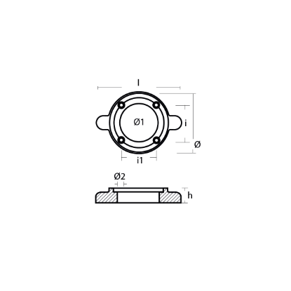 Yanmar collar for Saildrive - Collare per Saildrive Yanmar