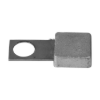 Plate for standing buoy with stainless steel strap insert