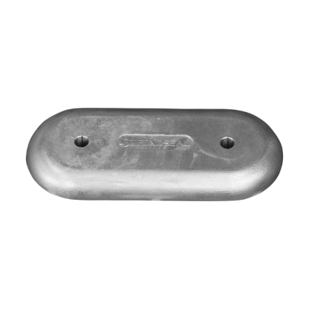 Oval bolt on plate without inserts (bushings) 268x120x35 H.C.150