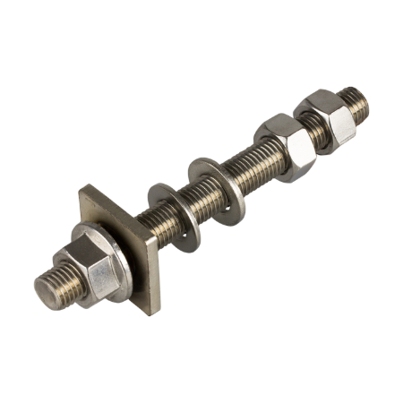Hardware kit composed by fastening bolts and screw