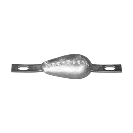 tear drop bolt-on anode 1kg with slotted holes H.C.200