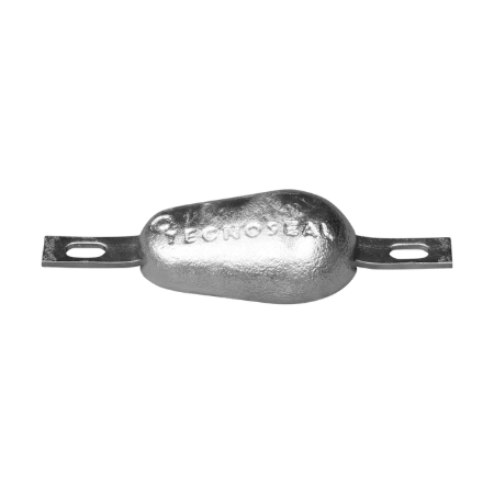 tear drop bolt-on anode 2,1kg with slotted holes H.C.200