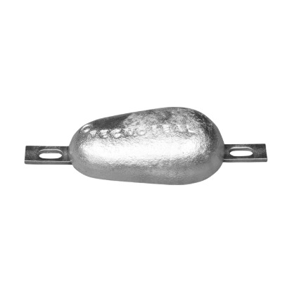 tear drop bolt-on anode 3kg with slotted holes H.C.200