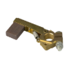 Silver shaft grounding Ø 50 - N.1 silver bathed ring with N.1 brush holder and N.1 brush
