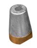 Radice propeller anodes conical type