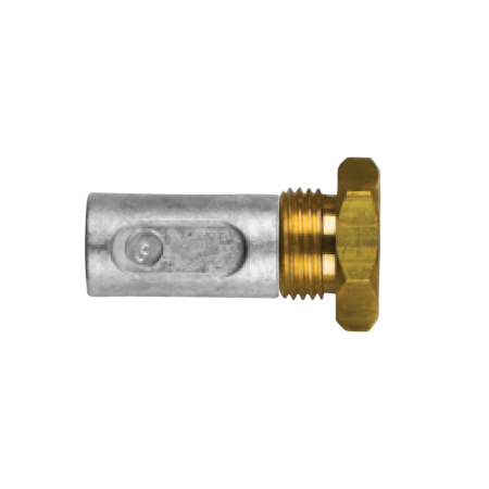 AIFO-FTP  pencil anode Ø14 L.28 complete with brass plug th.18X1,5