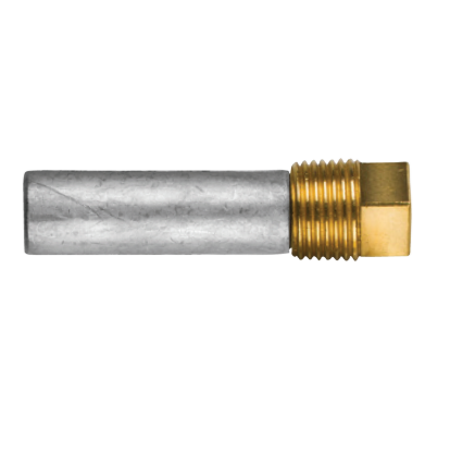 UNIVERSAL pencil anode Ø14 L.45 complete with brass plug th.1/2'' GAS