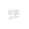 Mercury Power Trim Anode -  Anodo per trim Mercury