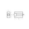Johnson-Evinrude Transom Bracket - Anodo per supporto motore Johnson - Evinrude