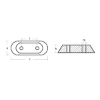 Johnson-Evinrude Transom Bracket - Anodo per supporto motore Johnson - Evinrude