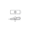 Honda wedge anode - Anodo a cuneo Honda