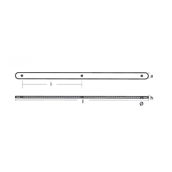 Anode strip for fast boats 760x45x11