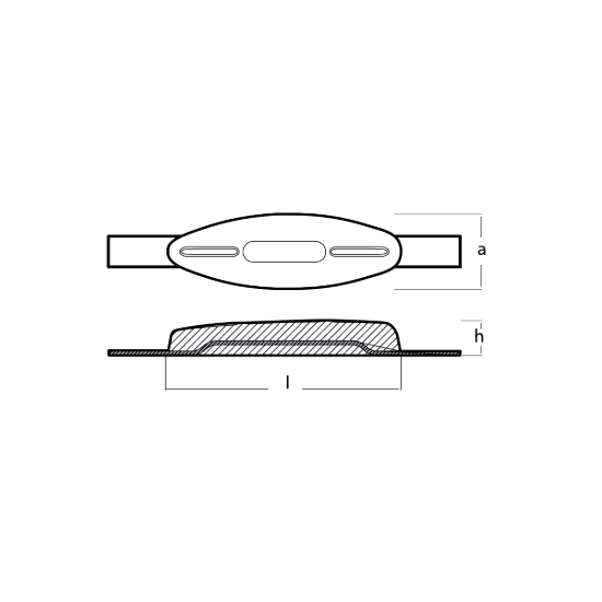 weld on anode Spanish Type 0,39kg