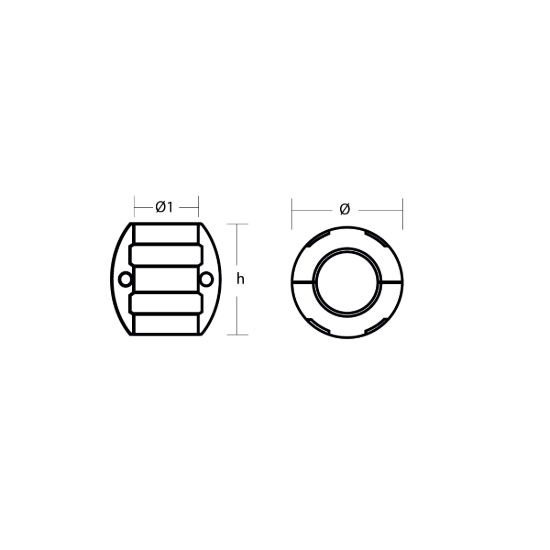 Standard Shaft anode Ø 28mm