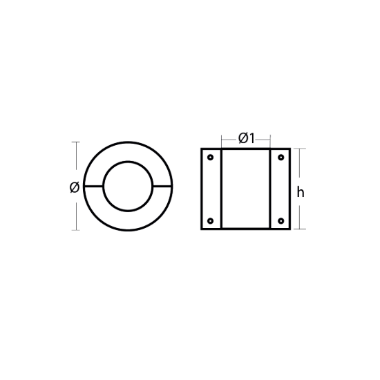 Barrel Shaft anode Ø 130mm