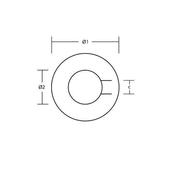 Stainless Steel washer for Radice type prop anode 35