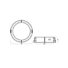Varifold prop nut VF70 2 blades saildrive