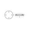 Turian  propeller anode Ø135 H20