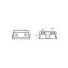 OMC Front Gearcase Anode - Anodo frontale piede poppiero