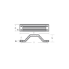 OXE - DIESEL Transom bracket anode - Andoo per supporto motore Oxe Diesel