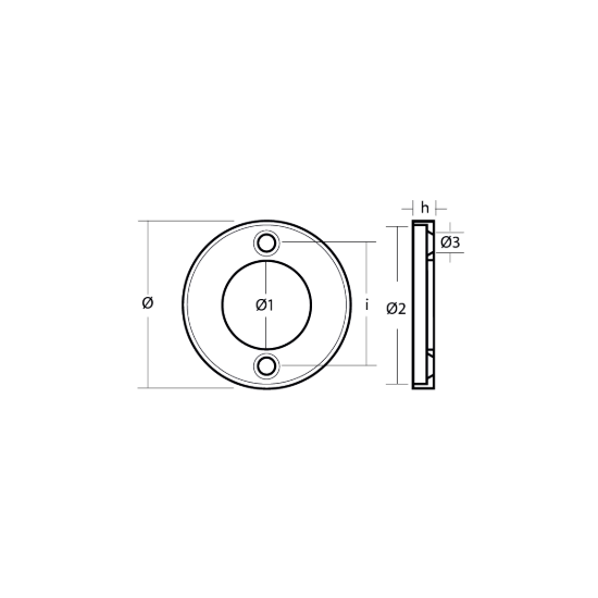 Volvo outdrive ring for engine 50 - 200