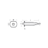 Panier cylinder head anode