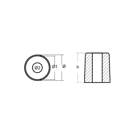 Parsun cylindric anode