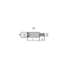 Volvo Penta pencil anode for engine cooler