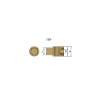 Caterpillar brass plug th. 3/8'' bspt
