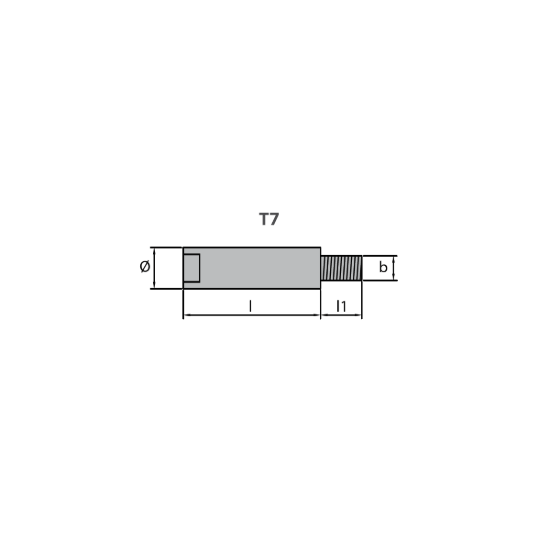 Yanmar pencil anode Ø20 L.20