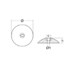 R3 Alum Rudder Anode 3 3/4"